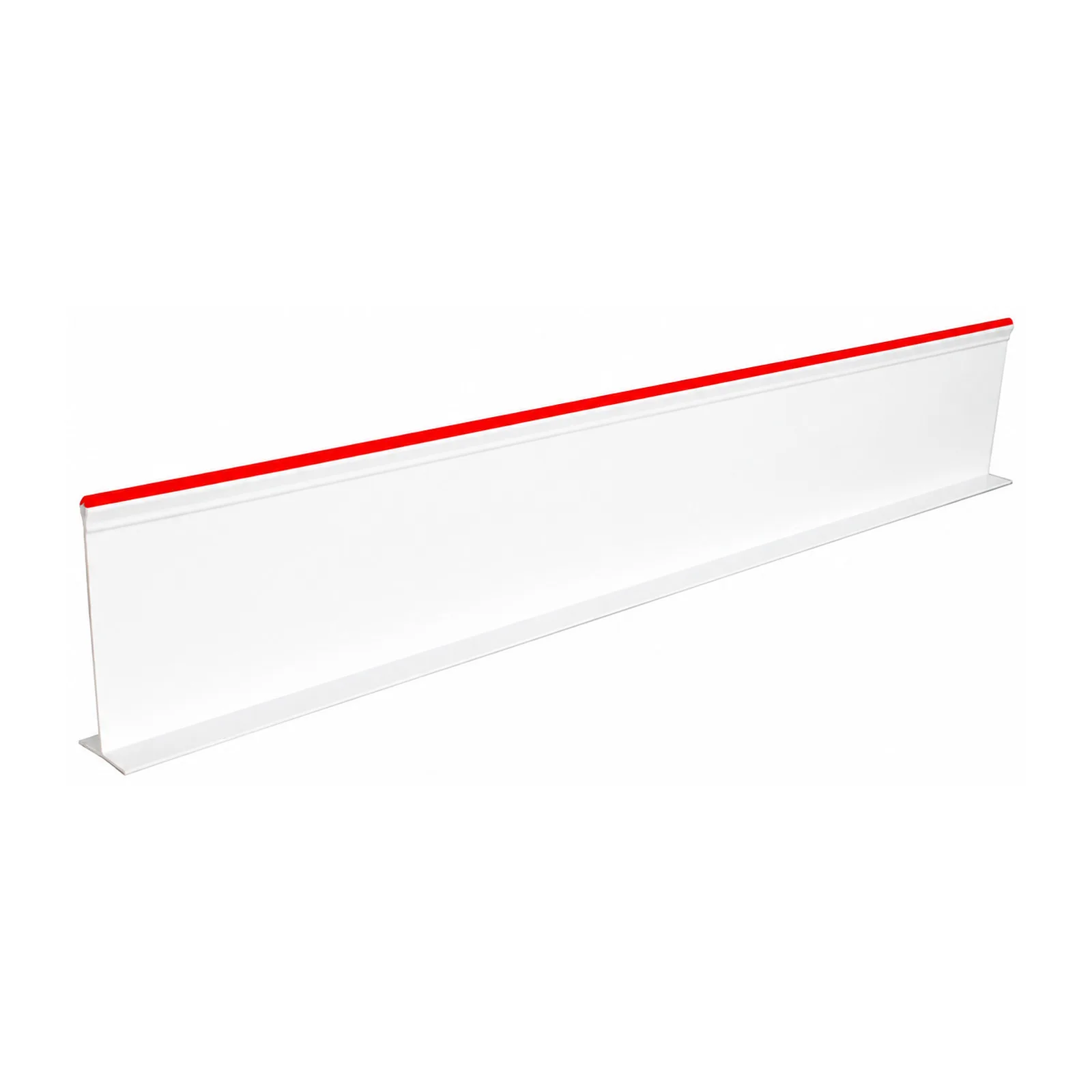 5″ x 30″ White Divider with Red Beading