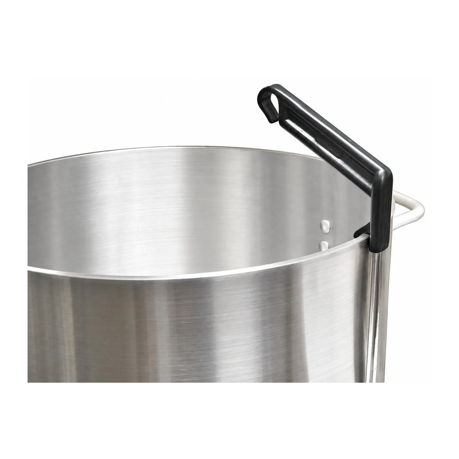 13″ Long Stainless Steel Ladle with Black Plastic Handle