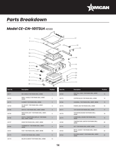 Parts Breakdown