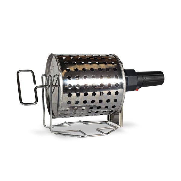 Stainless Steel Chestnut Roaster with Portable Battery Operated Motor