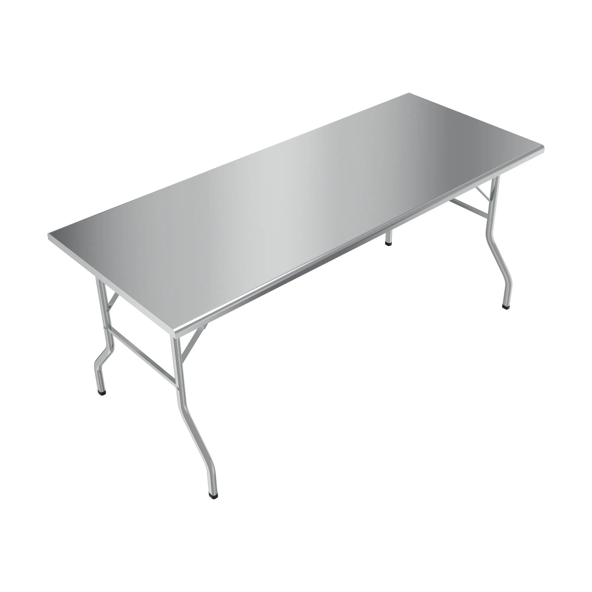30″ x 72″ Stainless Steel Folding Table