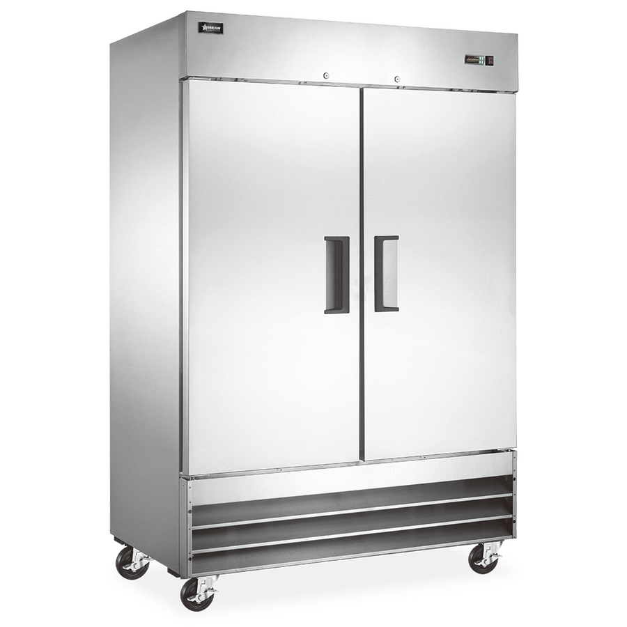 54″ Reach-in Freezer, 2 Doors, Stainless Steel, 47 cu.ft. (1330 L) Capacity – 110V, 1HP