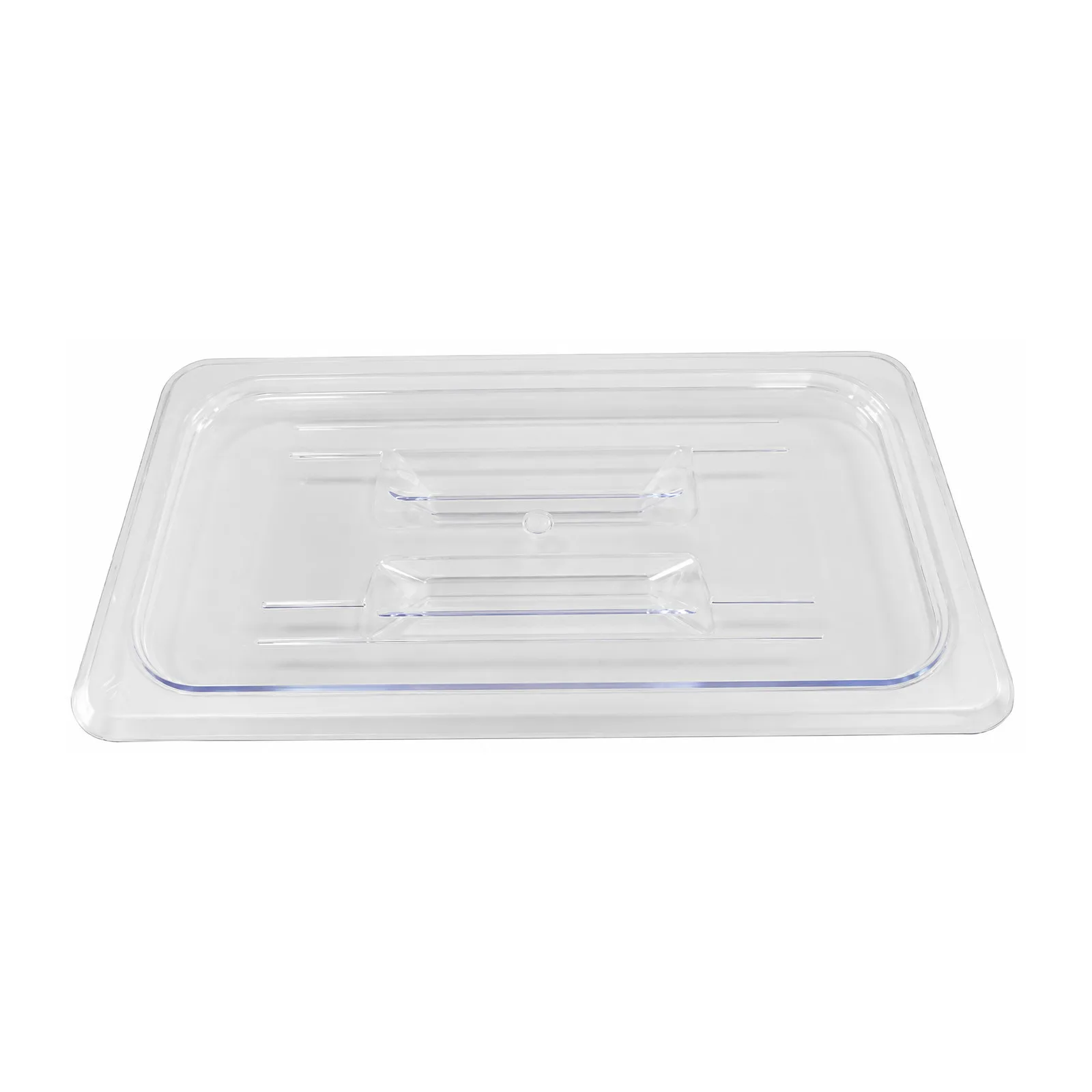 Polycarbonate Third-Size Clear Solid Cover for Food Pan