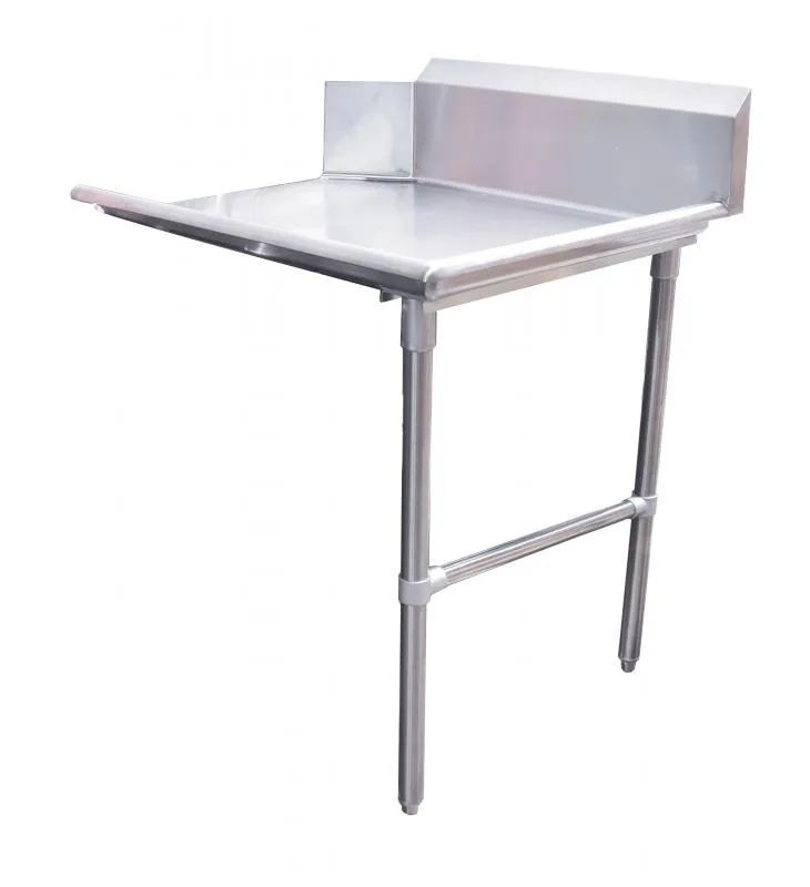 48″ 18 Gauge 304 Stainless Steel Clean Dish Table – Right Side