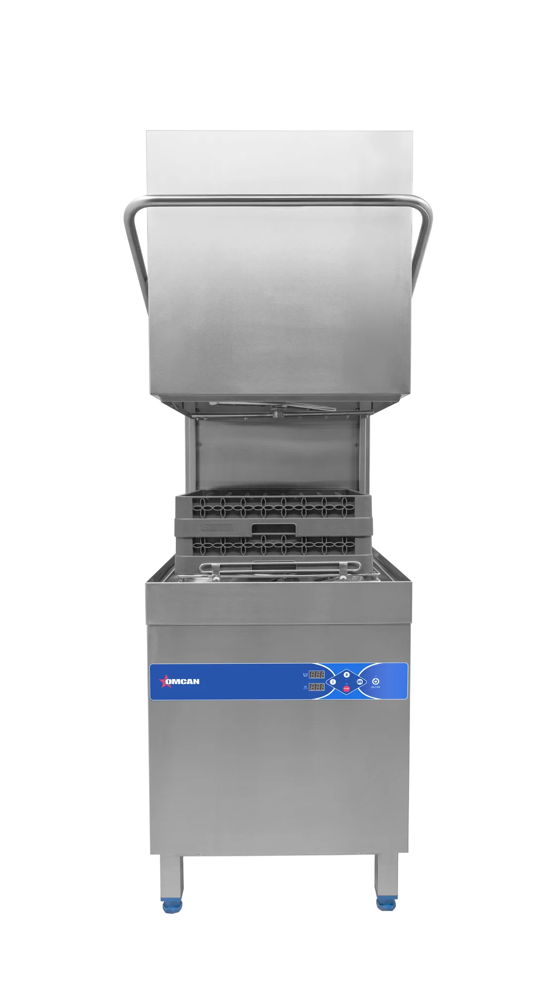 Omcan Essential Series Upright High Temperature Dishwasher with Digital Control