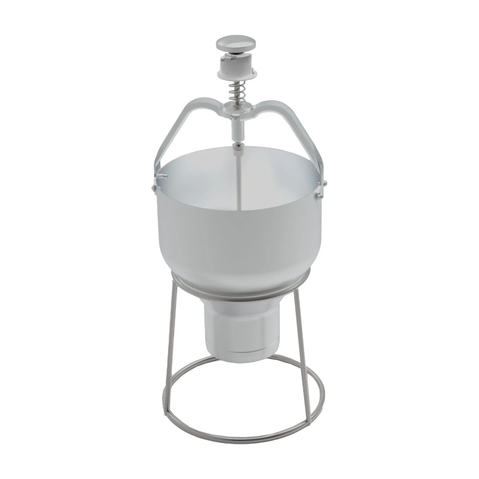88 oz Aluminum Pancake / Waffle Batter Dispenser with Stand