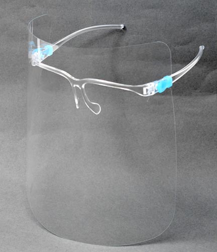 Disposable Face Shield Cover with Glasses Frame