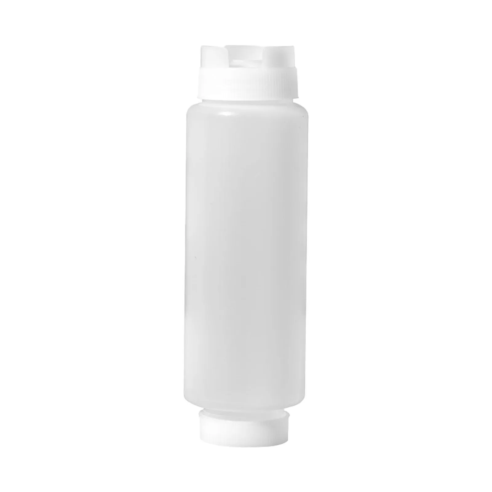 20 oz Clear Dual-way First In First Out Squeeze Bottle NSF