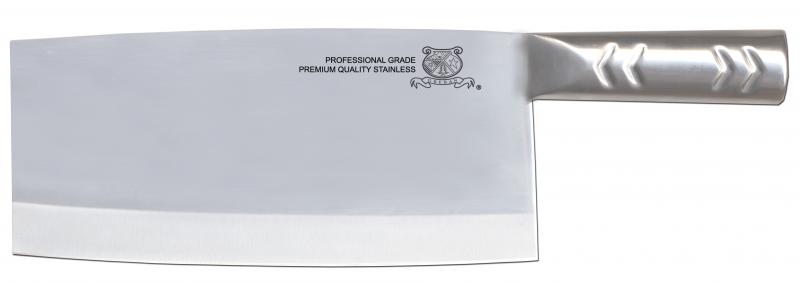 8 1/2" Chinese Style Cleaver with Stainless Steel Handle