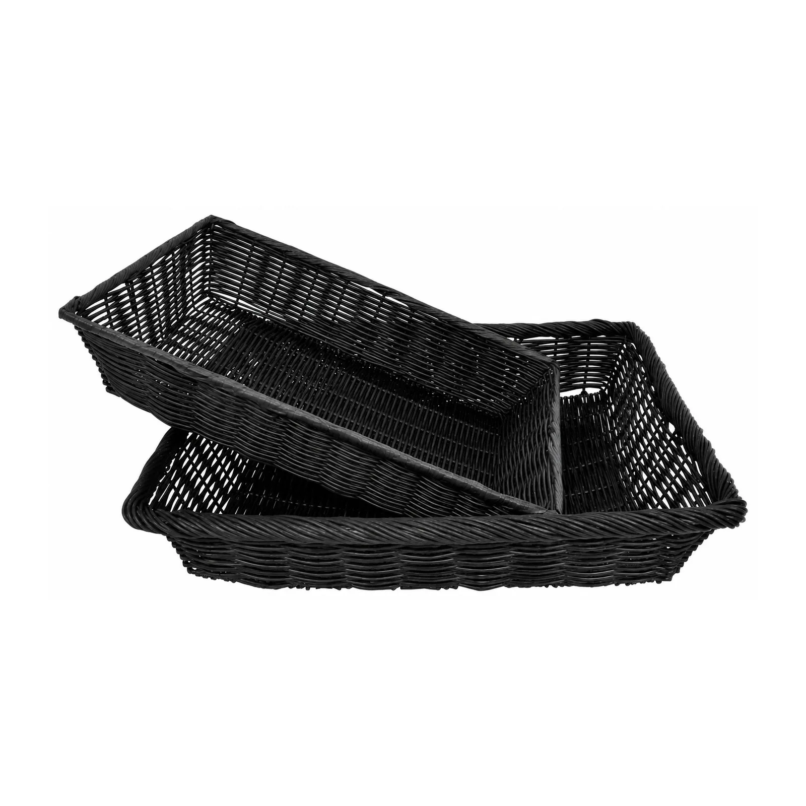 19.5″ x 15.5″ x 4″ Black Deli Basket