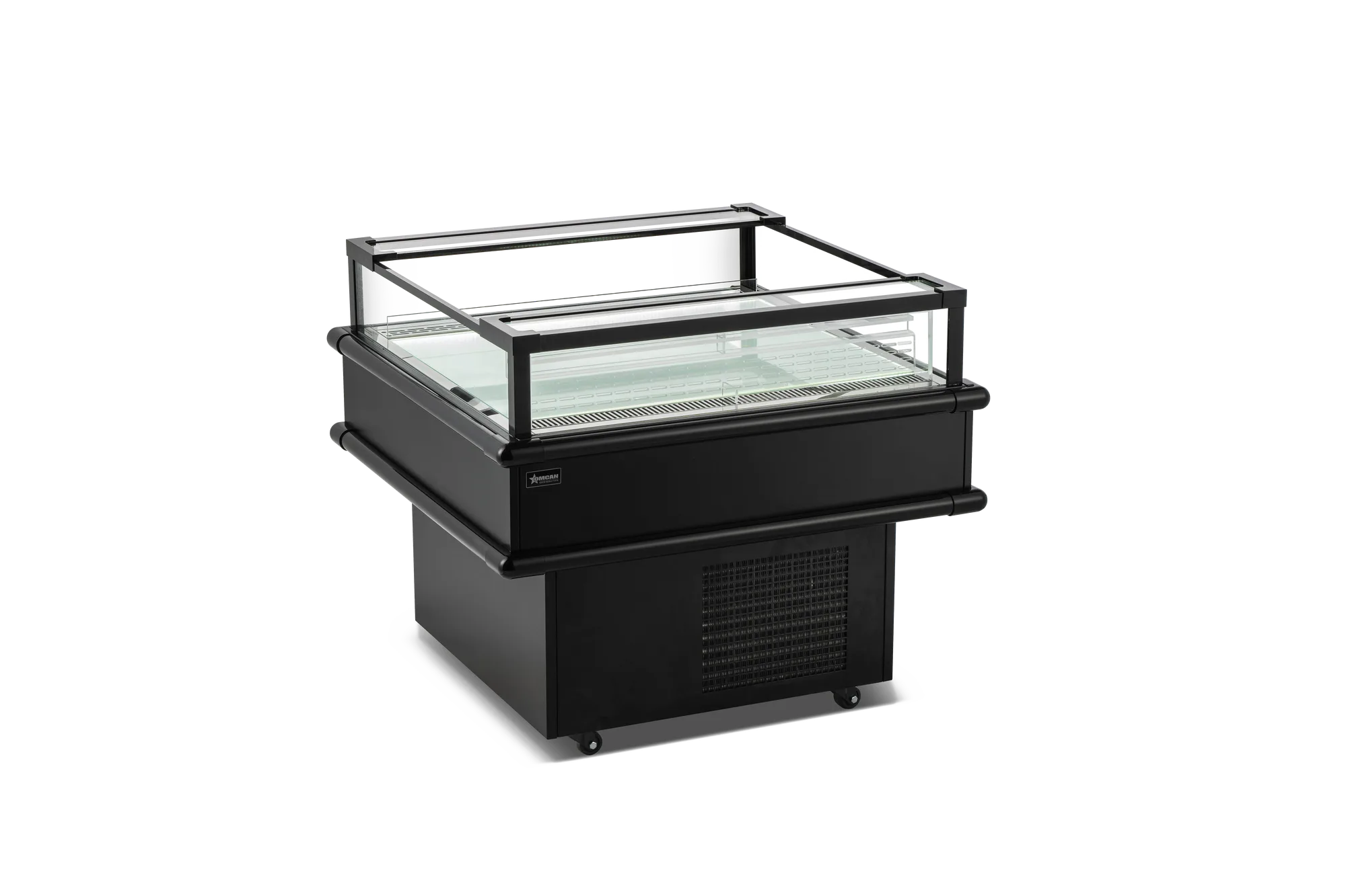 37.5″ x 37.5″ Refrigerated Island Top-Open Showcase, 4.2 cu. ft. (120 L), Black