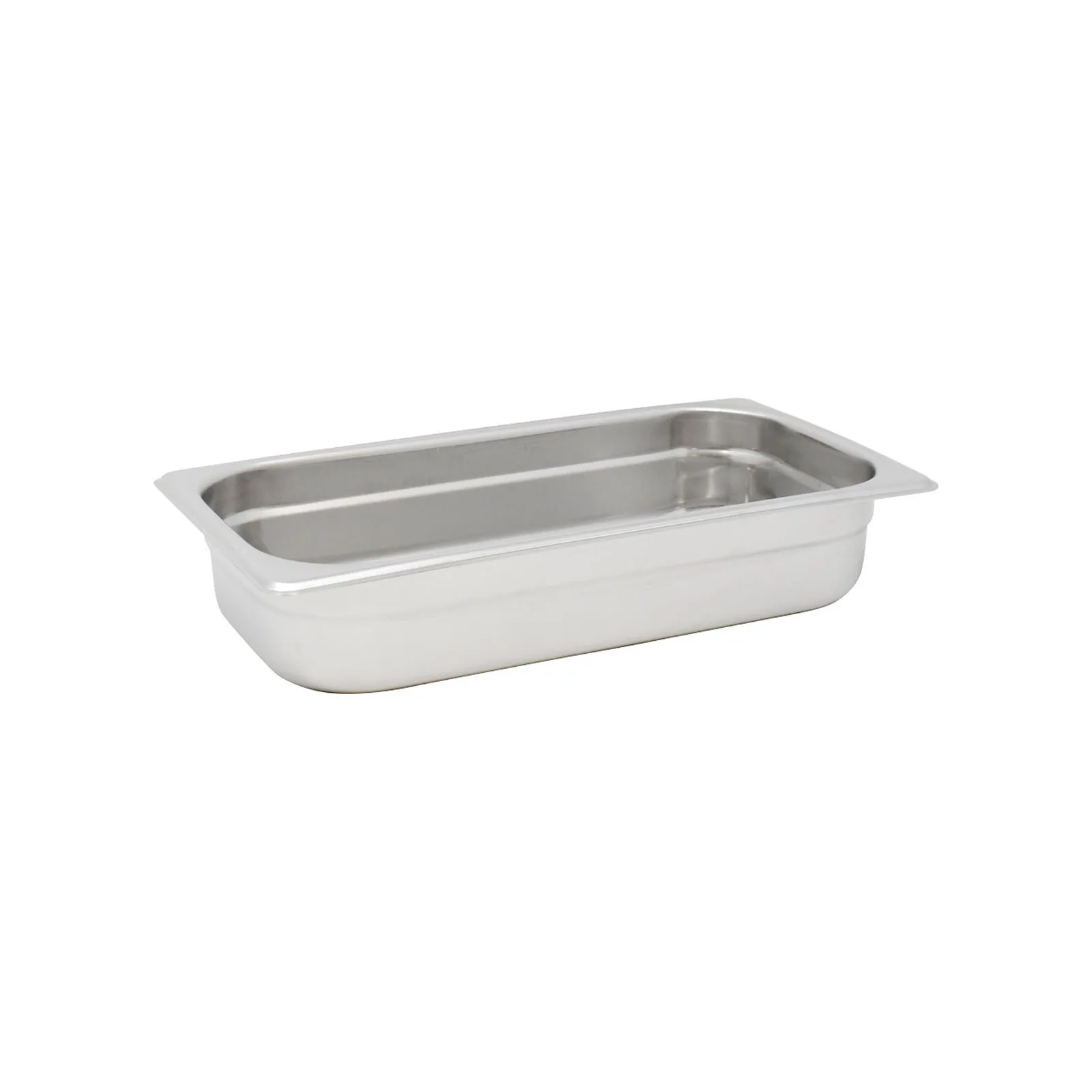GN 1/3 Third-Size Anti-Jam Stainless Steel Steam Table Pan – 2.5″ Deep