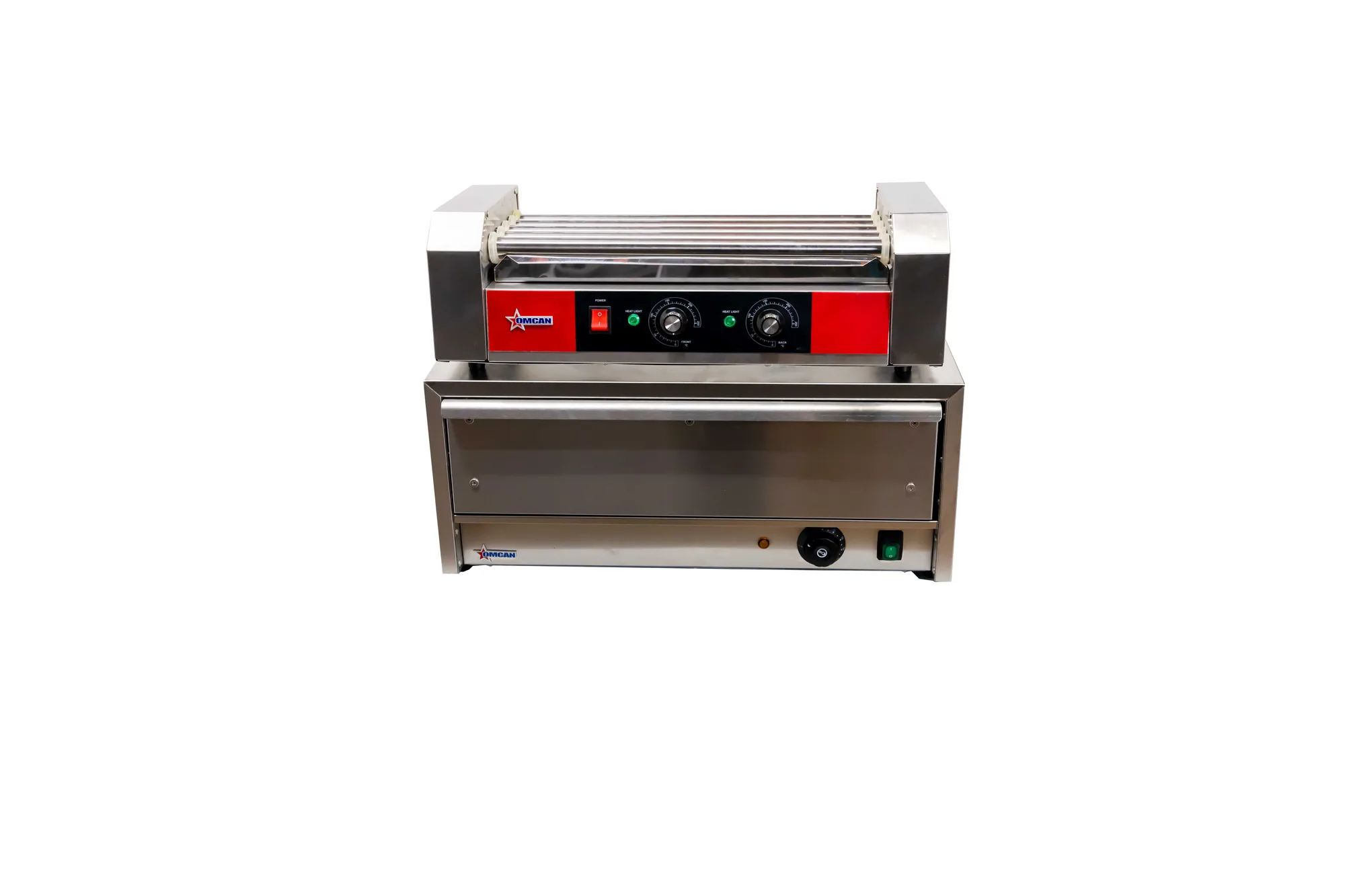 12 Hot Dog Roller Grill with 5 Rollers – 120 V, 650 W