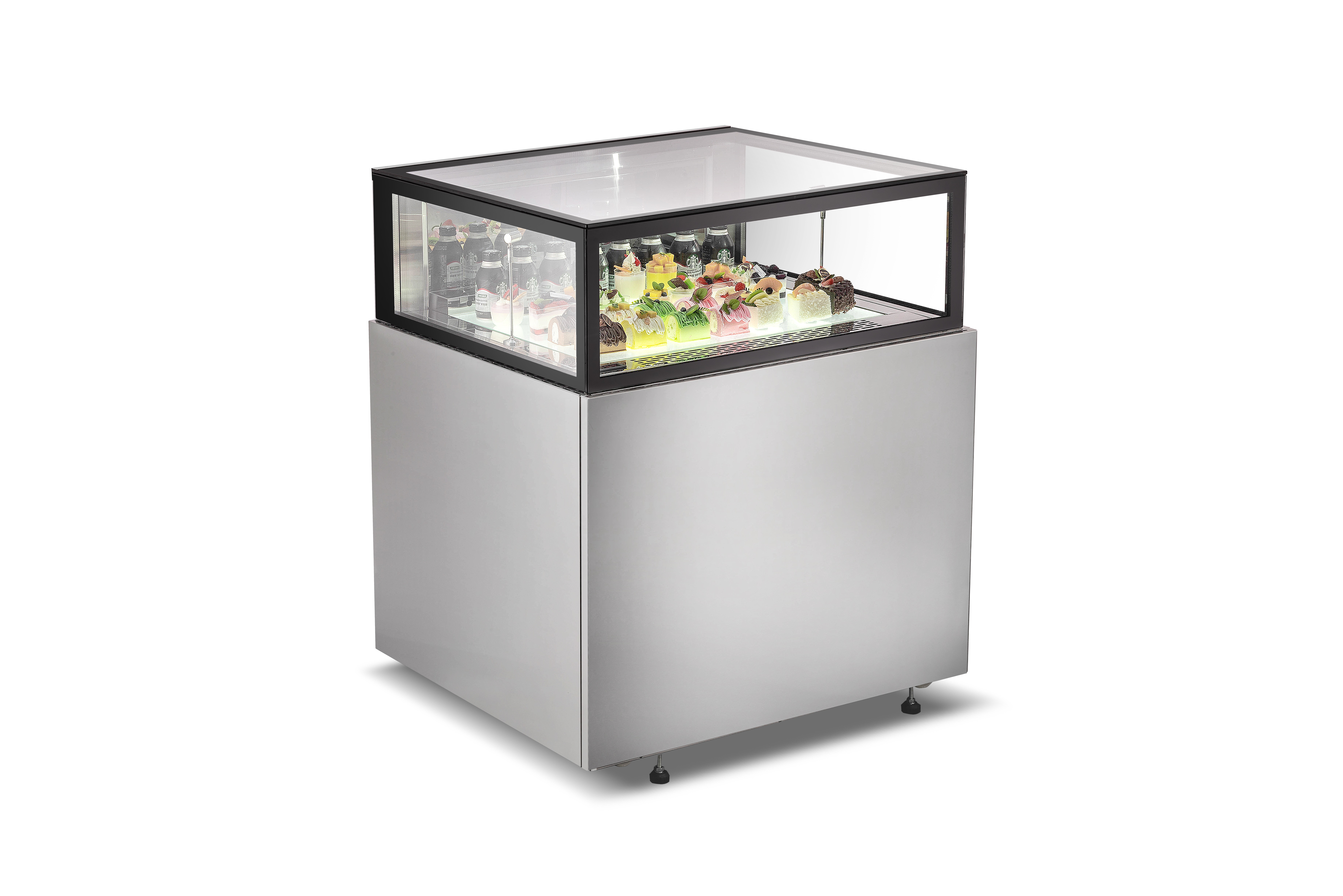 36” x 32” Flat Top Refrigerated Showcase, 9.6 cu.ft. (272 L), Stainless Steel