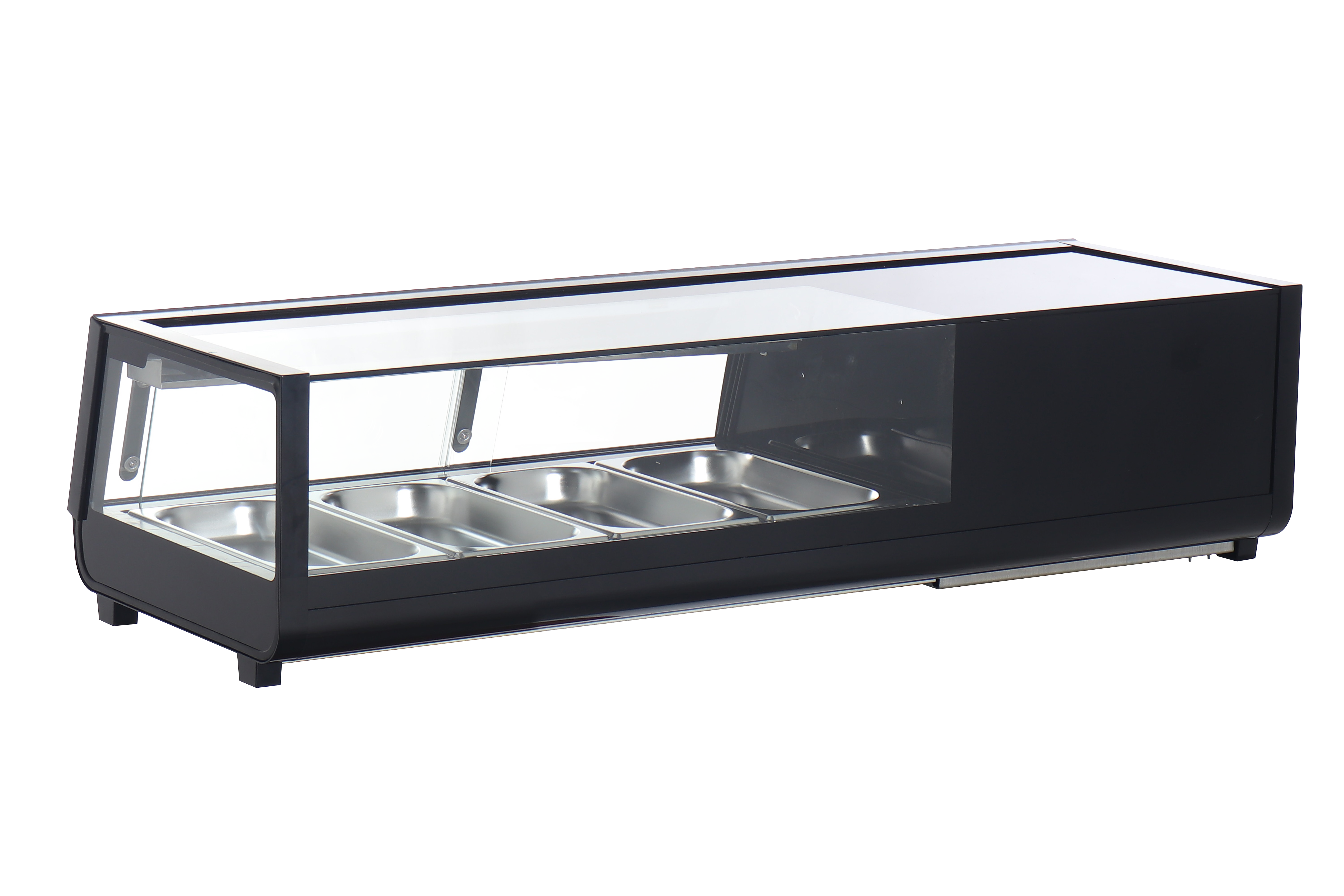 47" Refrigerated Flat Glass Sushi Display Case