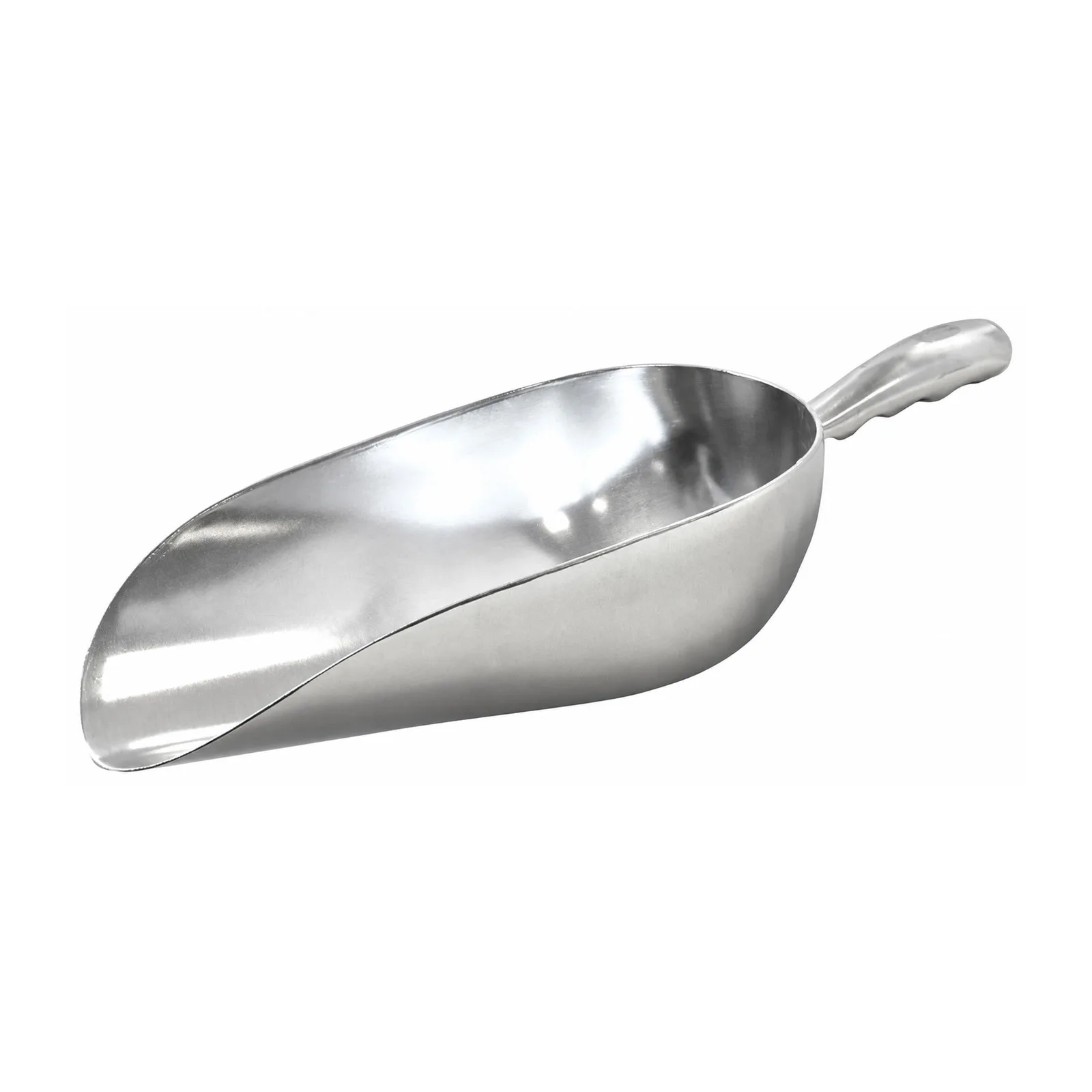 85 oz One-Piece Aluminum Scoop with Round Bottom