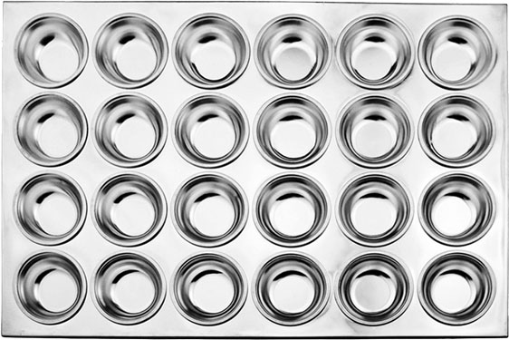 24-Cup Aluminum Muffin Pan