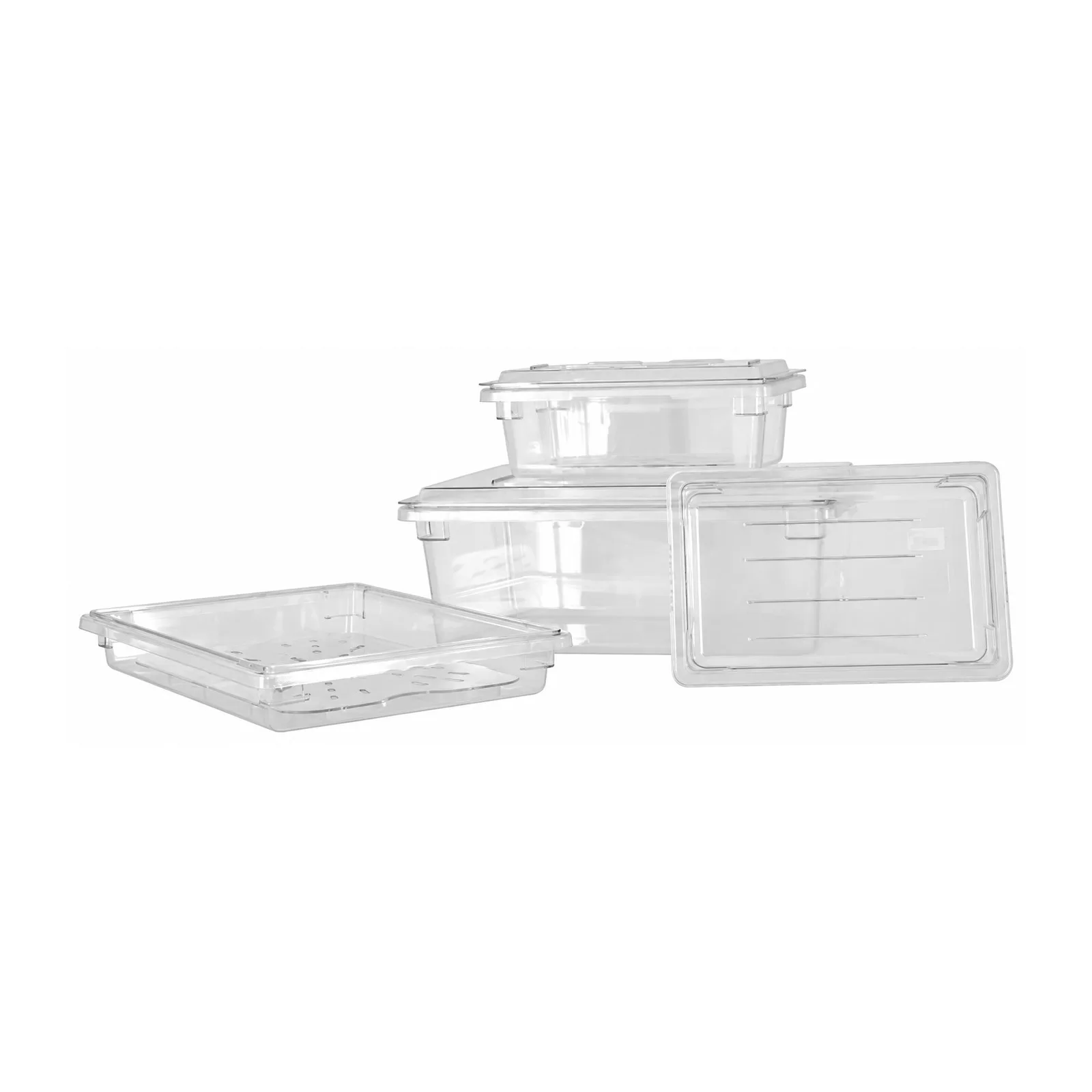 18″ x 26″ x 15″ Polycarbonate Clear Rectangular Food Storage Container