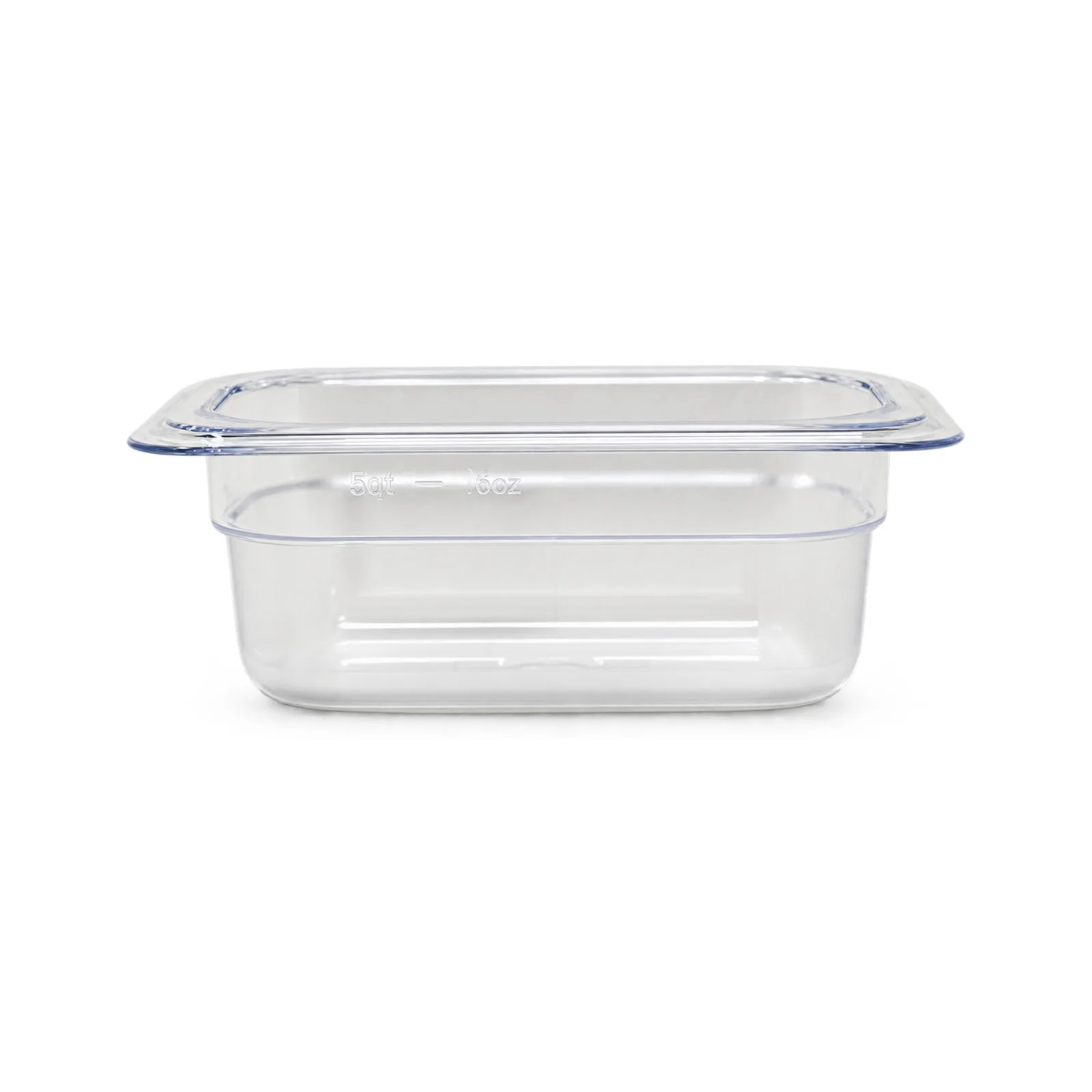 GN 1/9 Ninth-size Polycarbonate Clear Food Pan, 2 1/2″ Deep