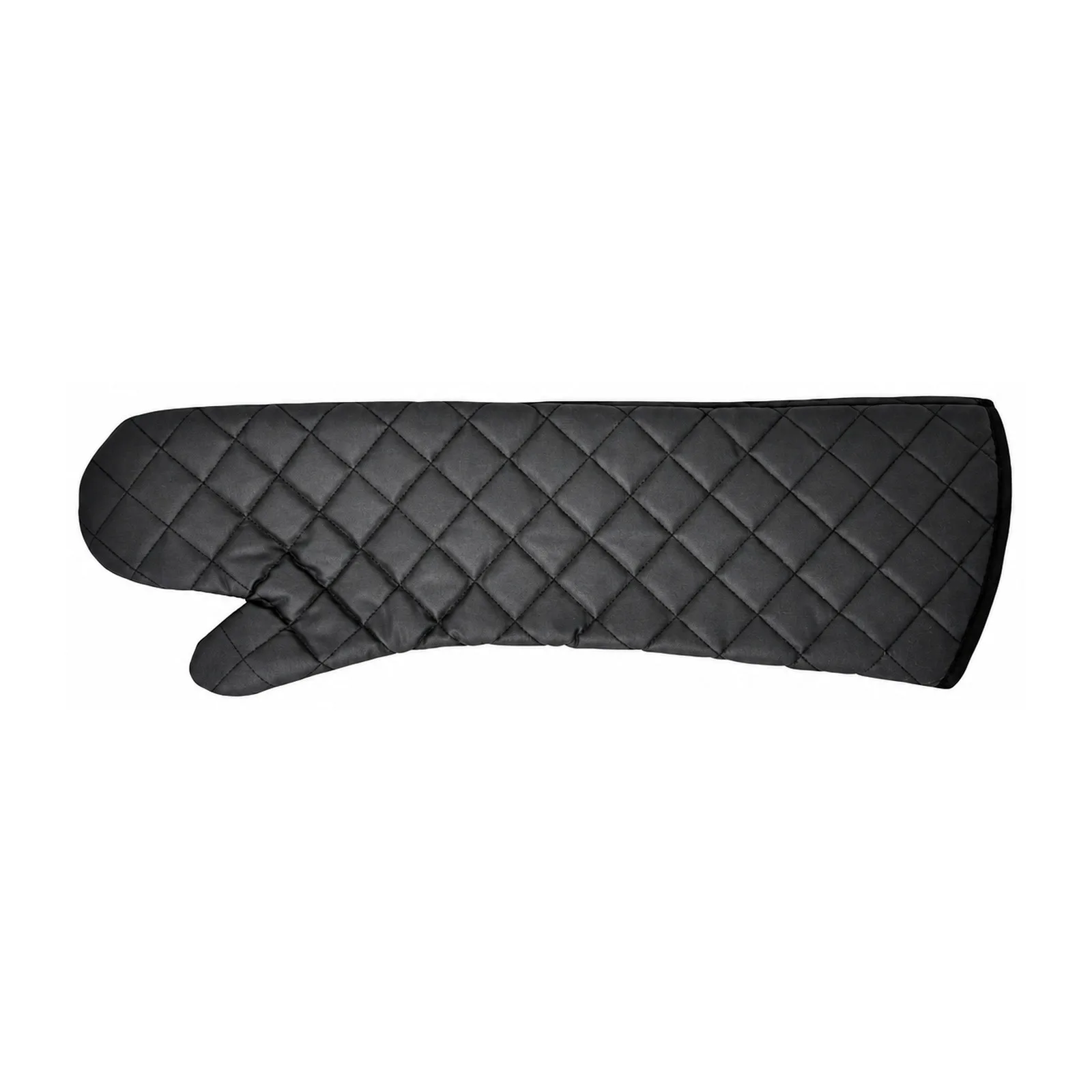 24″ Flame Retardant Oven Mitt – Charcoal Black