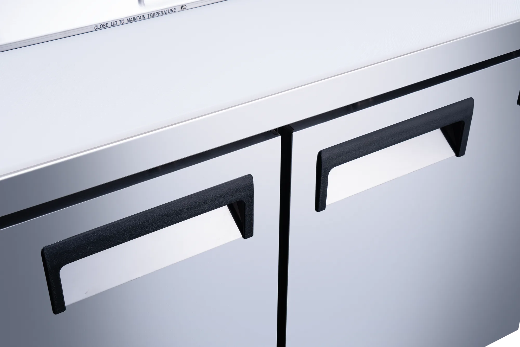 70″ Three (3) Door Refrigerated Prep Table, 15.5 cu. ft. (440 L), Stainless Steel