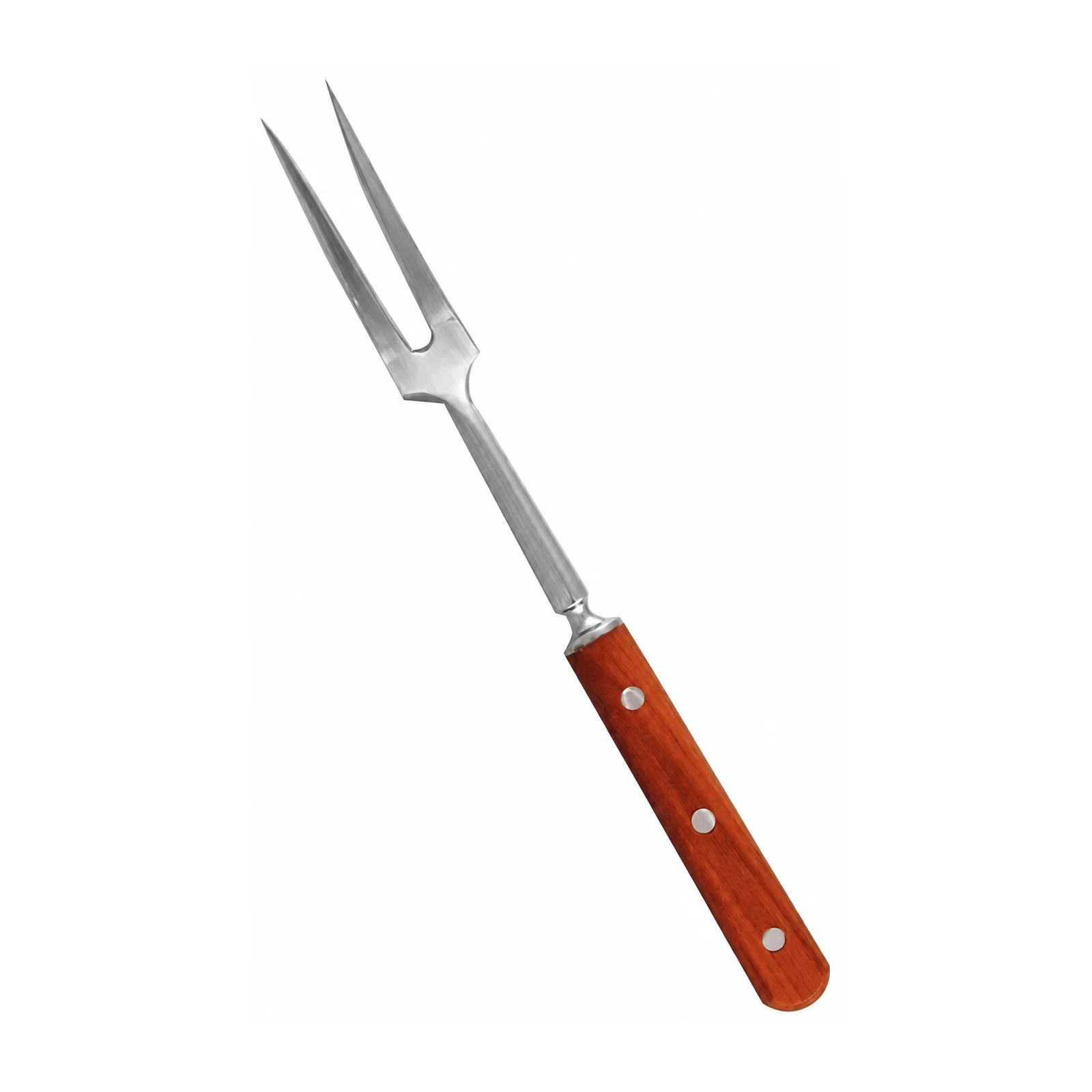 12.5″ Heavy-duty Kitchen Fork with Short Wooden Handle