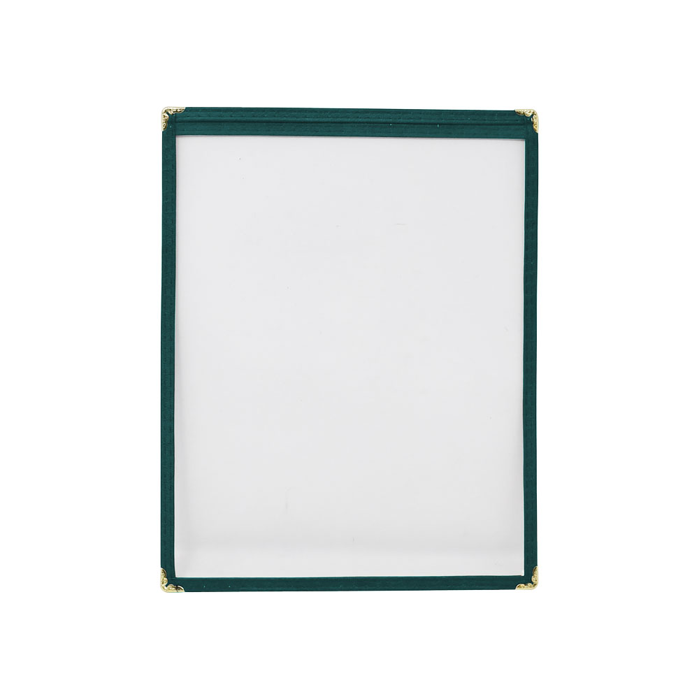 9 1/2″ x 11 3/4″ Green Single Menu Holder