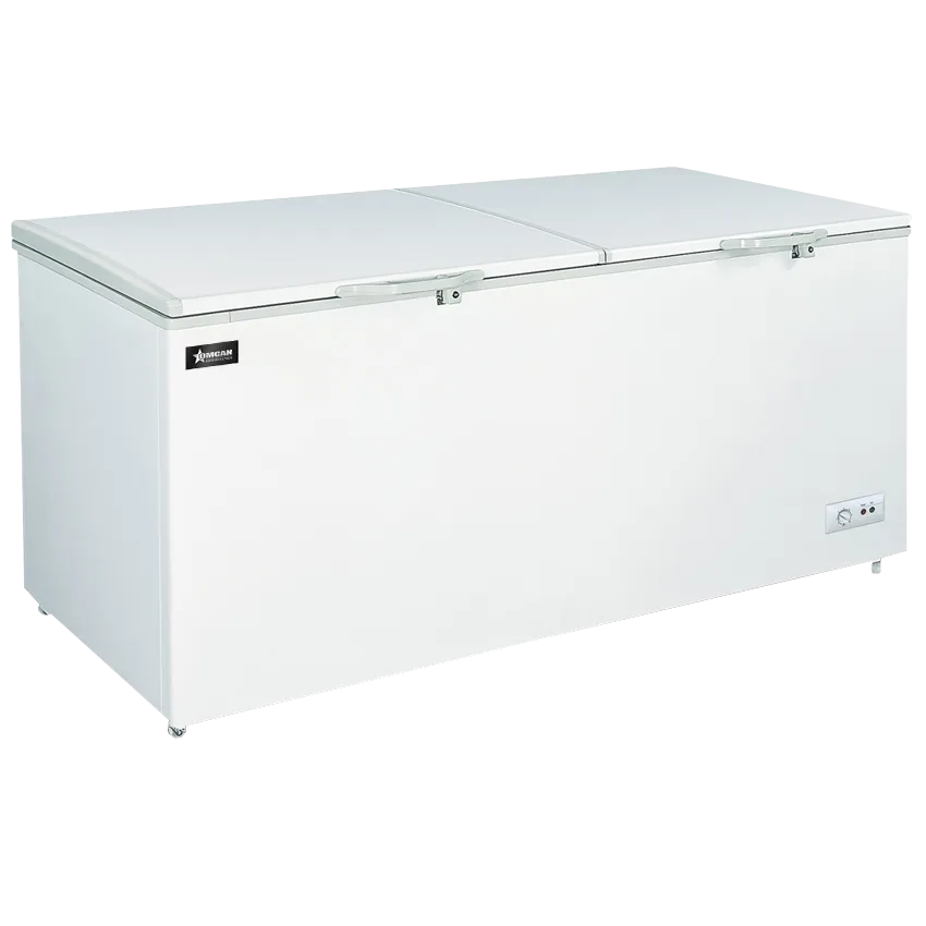 76″ Two (2) Door Chest Freezer With Solid Flat Top 19.8 cu. ft. (560 L)