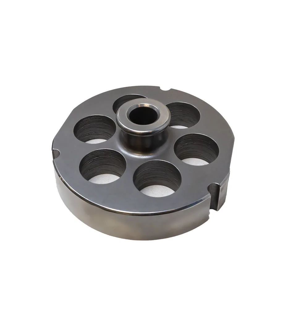 Stainless Steel #52 machine plate with hub 31.4 mm (1 1/4″) – three notches / two flat sides