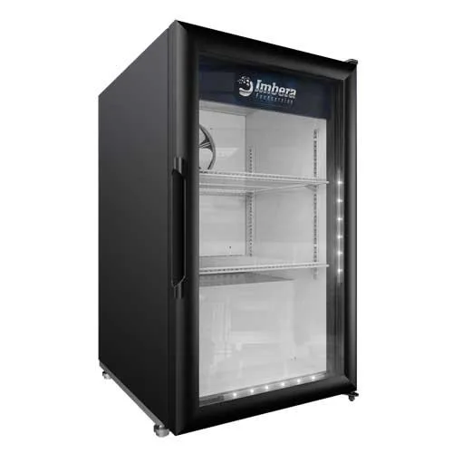 Imbera 21″ One (1) Glass Door Countertop Refrigerator, 5 cu. ft. (142 L), Black