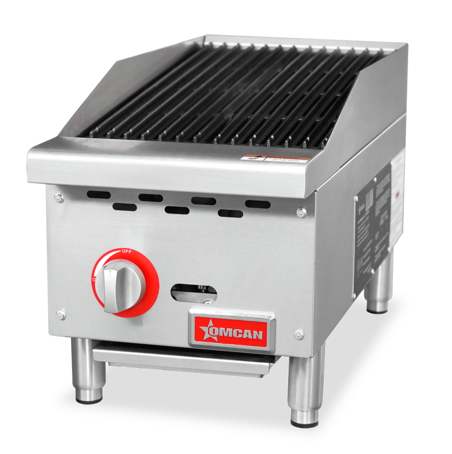 12″ Radiant Gas Charbroiler, 1 burner, 35000 BTU