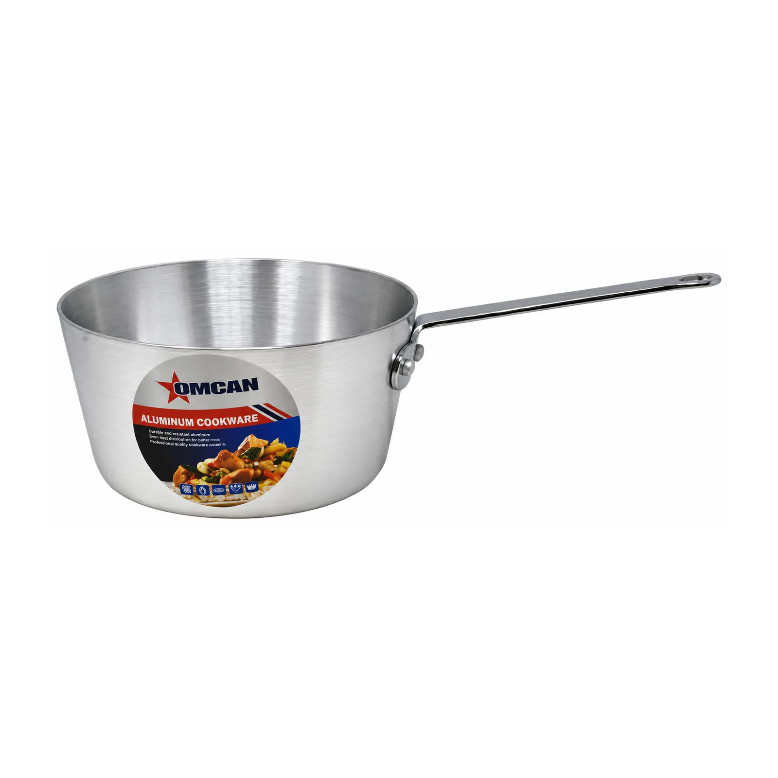3.5 qt Aluminum Sauce Pan 3 mm Thick, NSF (with Complimentary Lid – Limited Time Offer)
