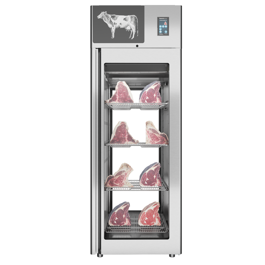 Stagionello® Dry Age 3.0 700 Liter, 150 Kg Dry Aging Cabinet with Humidity Management, 2-Glass View – 220-240V, 1Ph, 548W