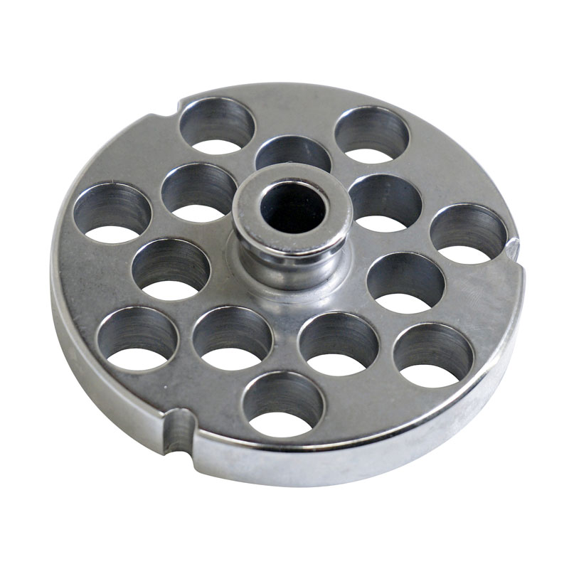 Stainless Steel #32 machine plate with hub 16mm (5/8″) – three notches/ round