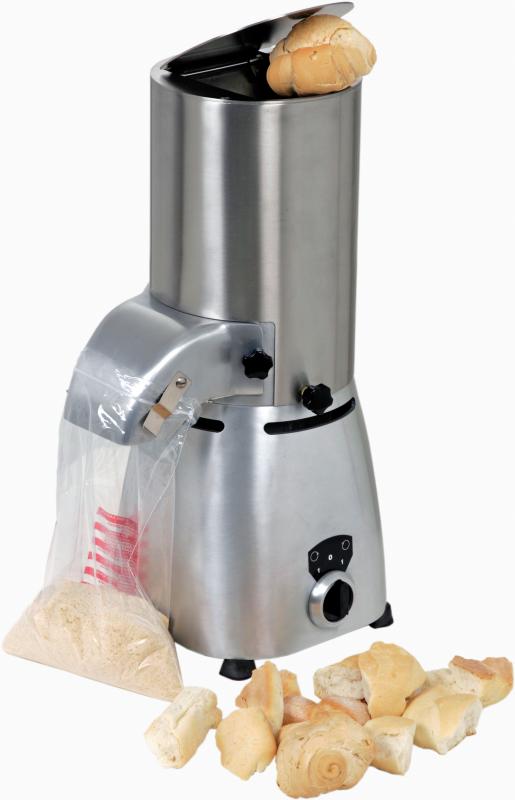 Omas Bread Crumb Grater Machine 176 lb. (80 Kg) with 1.5 HP Motor, Overload Switch and Safety Cover | Trento – 110 V