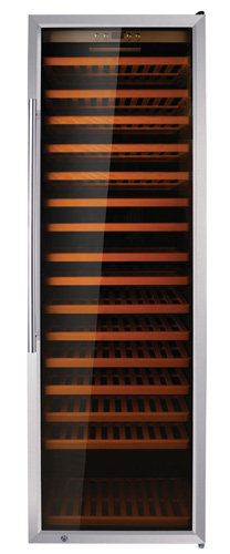 Vinovero 27-inch Single Zone Wine Cooler with 192 Bottle Capacity and Stainless Steel Door