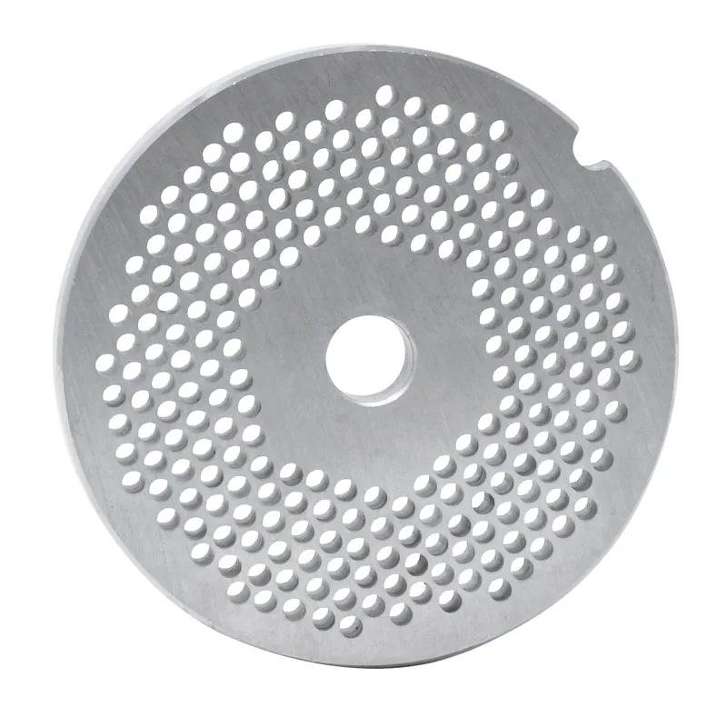 European Style #22 stainless steel plate, hubless, 3.2 mm (1/8″) – one notch / round