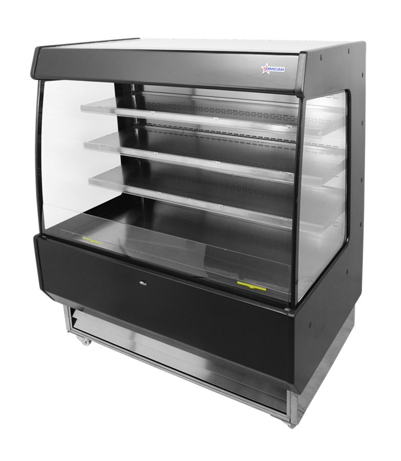 51-inch Grab-and-Go Open Refrigerated Floor Self-Serve Merchandiser with 27.2 cu.ft Capacity