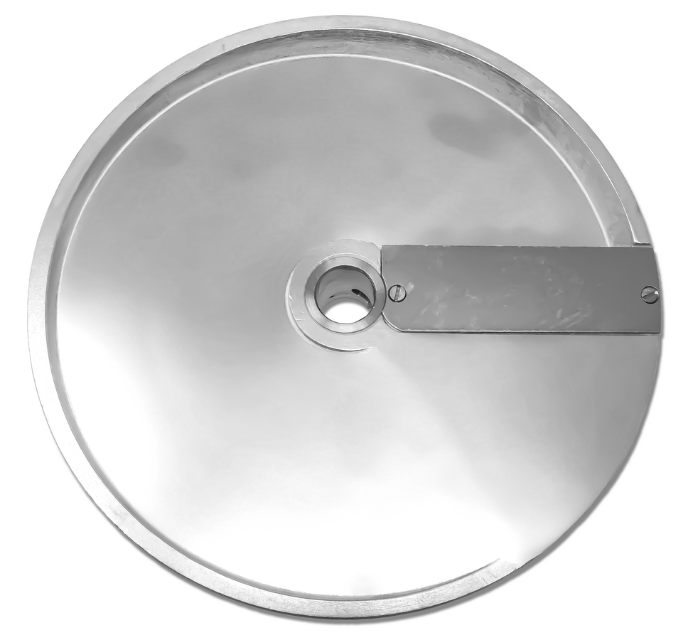 Straight Slicing Disc: 10 mm for item 10835, 10927 and 19476 Food Processors