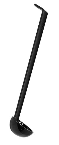 13-inch One-Piece Black Ladle