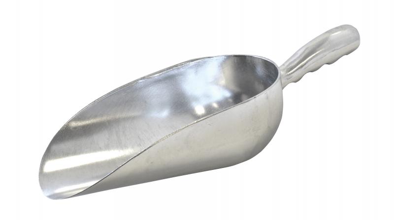 58 oz One-Piece Aluminum Scoop with Round Bottom