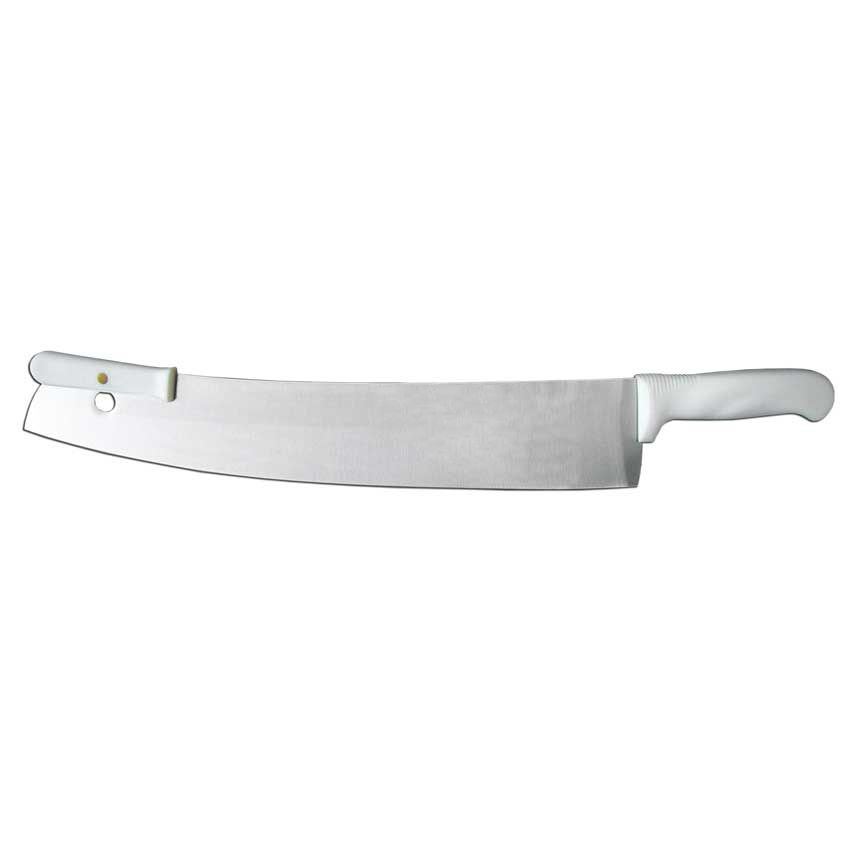 16-inch Pizza Knife with White Double Handle