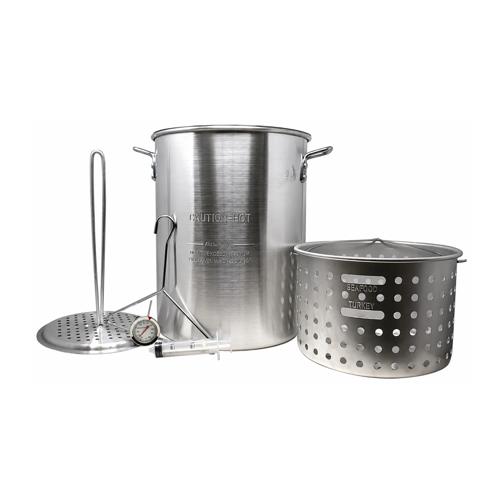 30 qt Turkey Fryer and 10 qt Fish Fryer / Boiler / Steamer Set