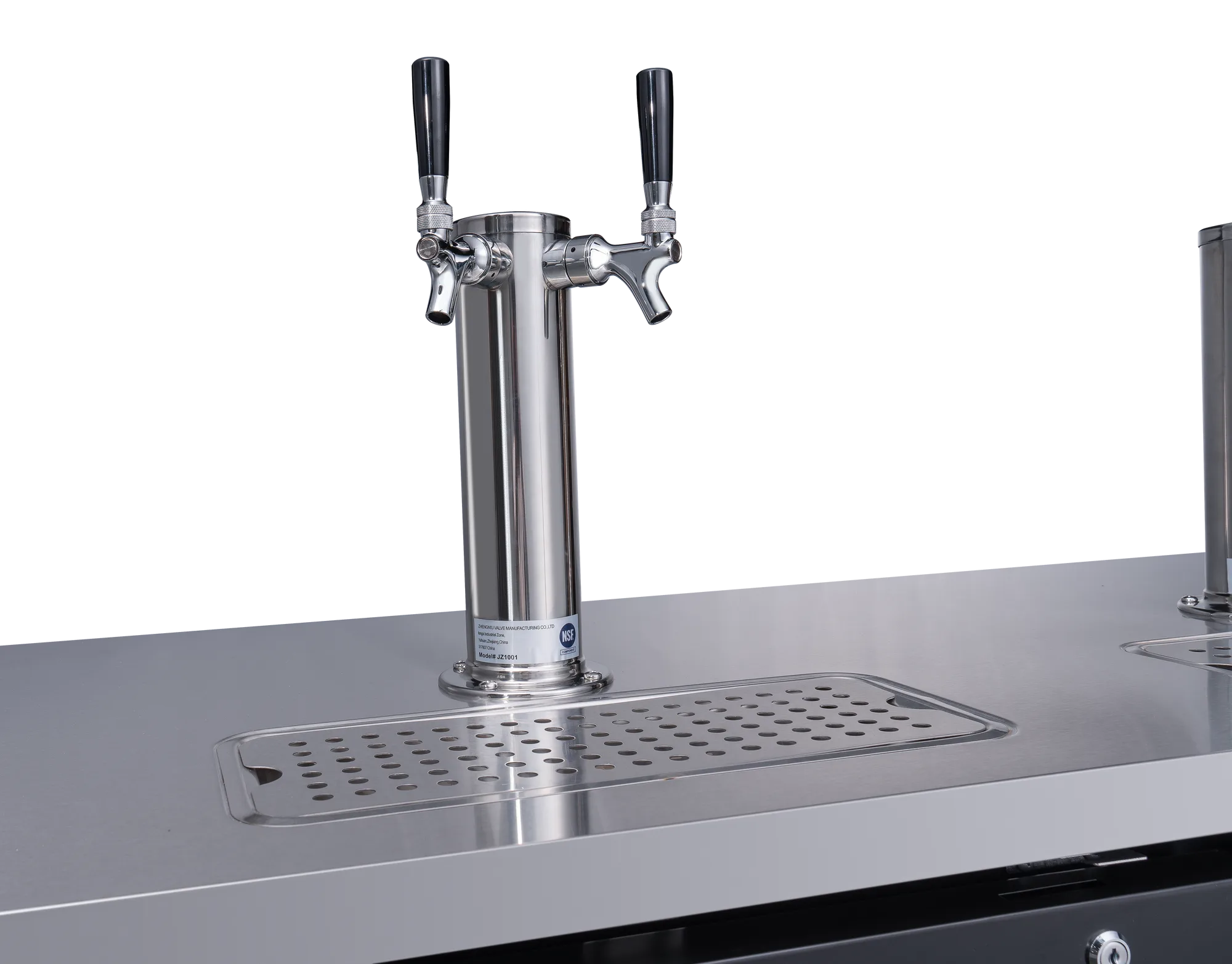 60″ Two (2) Door Kegerator / Beer Dispenser with Two Double Tap Towers, 24" Depth, 15.8 cu.ft. (446 L)