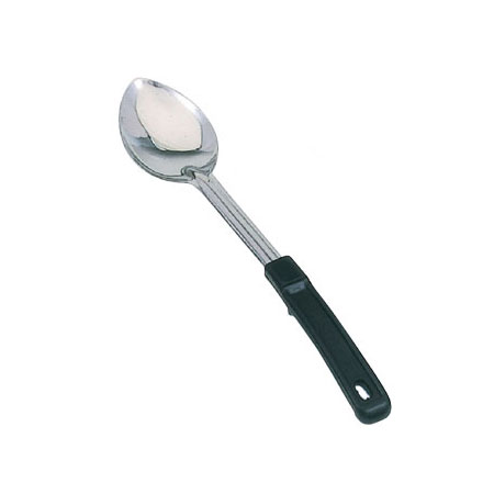 15-inch Stainless Steel Solid Basting Spoon with Stop-Hook Handle