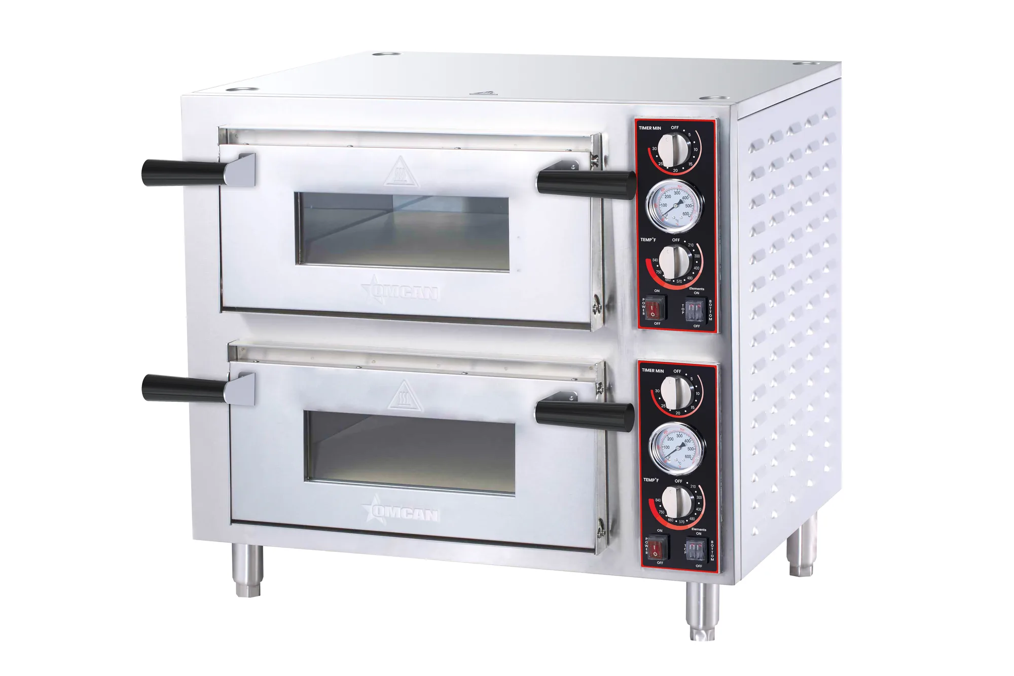 28″ Countertop Double Chamber Pizza Oven with 18″ Chamber