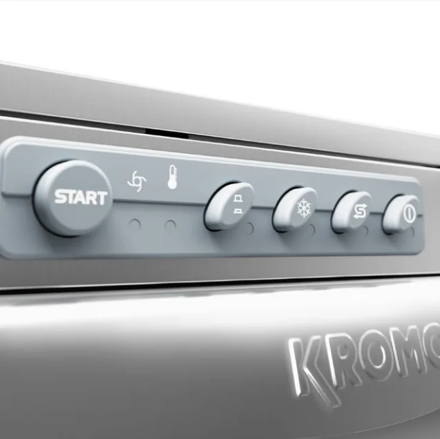 Kromo Dupla-50-USA High-Temperature Undercounter Dishwasher | Trento – 220-240 V, 1 Ph, 7.09 kW
