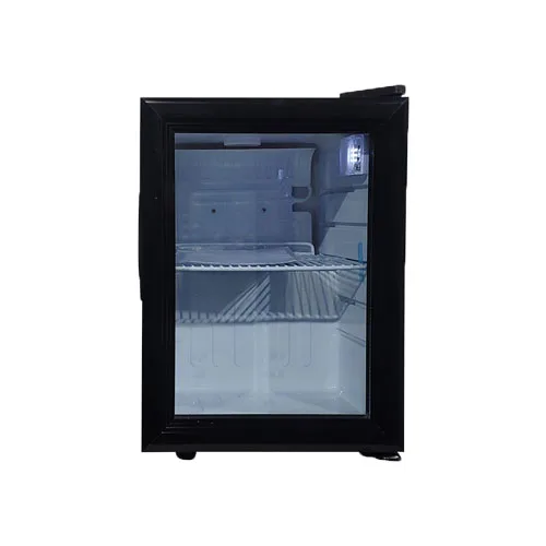 13″ One (1) Glass Door Countertop Display Refrigerator, 0.74 cu. ft. (21 L), Black