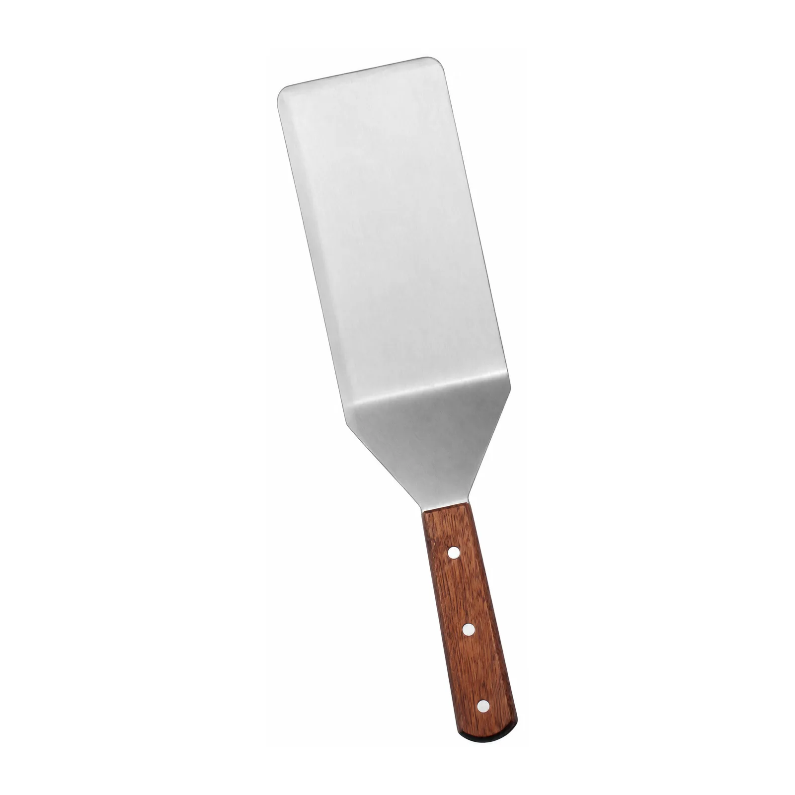 Kitchen Turner with Cutting Edge and 7.5″ x 4″ Blade with Wooden Handle