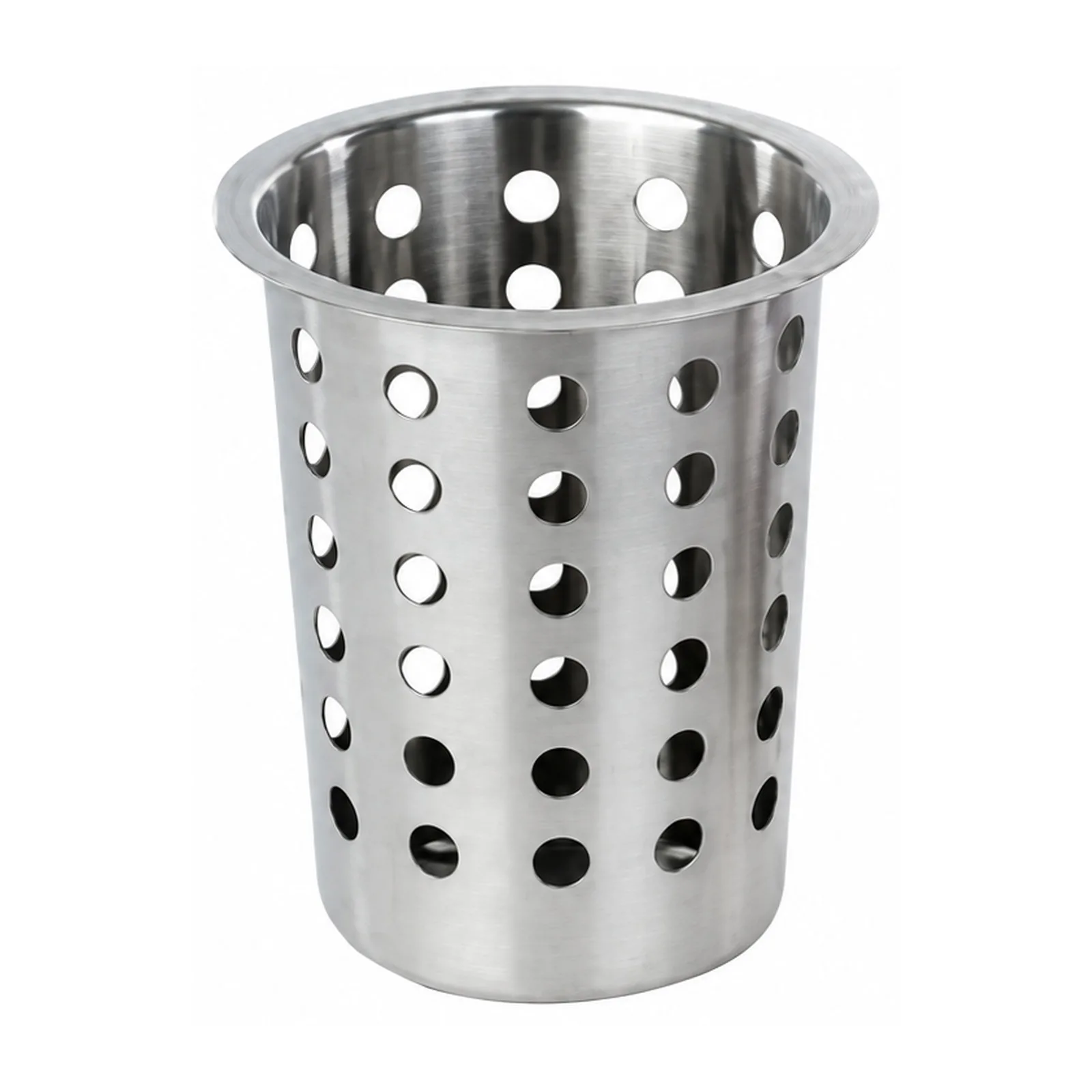 Stainless Steel Perforated Flatware Cylinder
